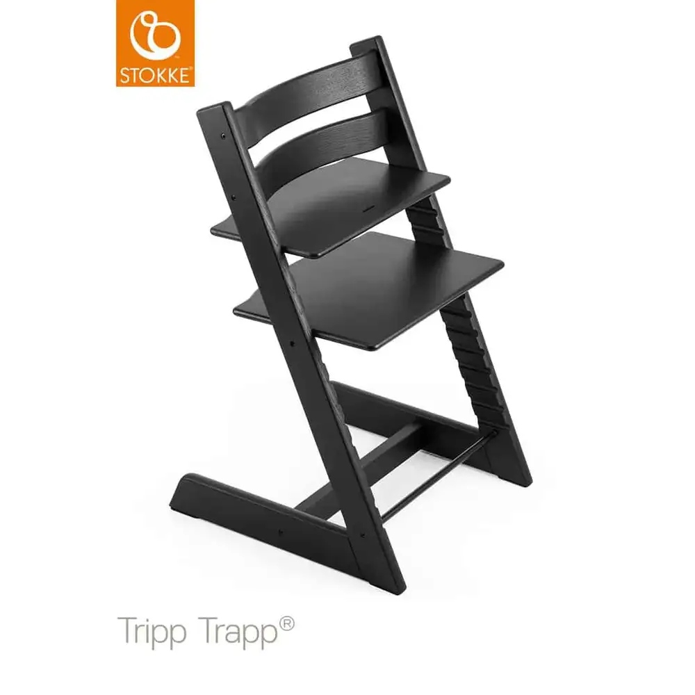 â® Tripp Trappâ® Højstol   Oak Black fra Stokke