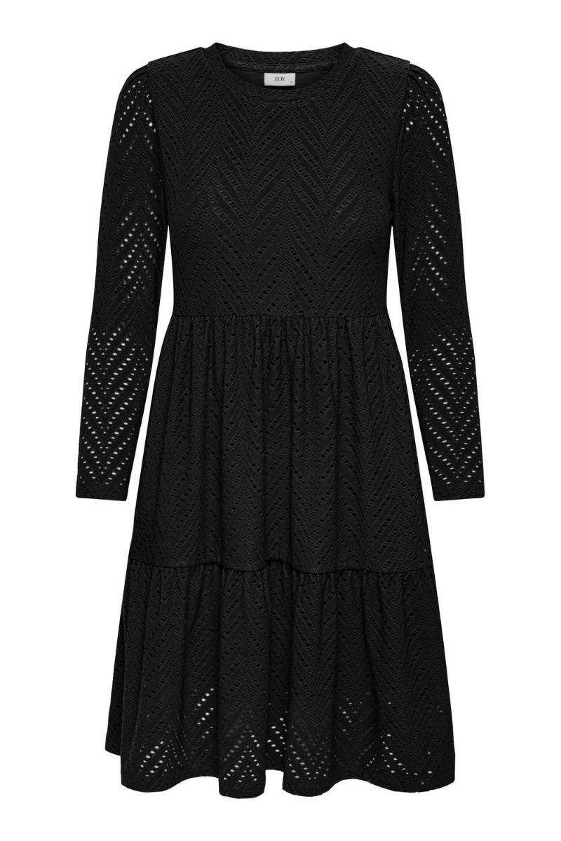 Kjole    Carla Cathinka L S Dress   Black fra Jdy