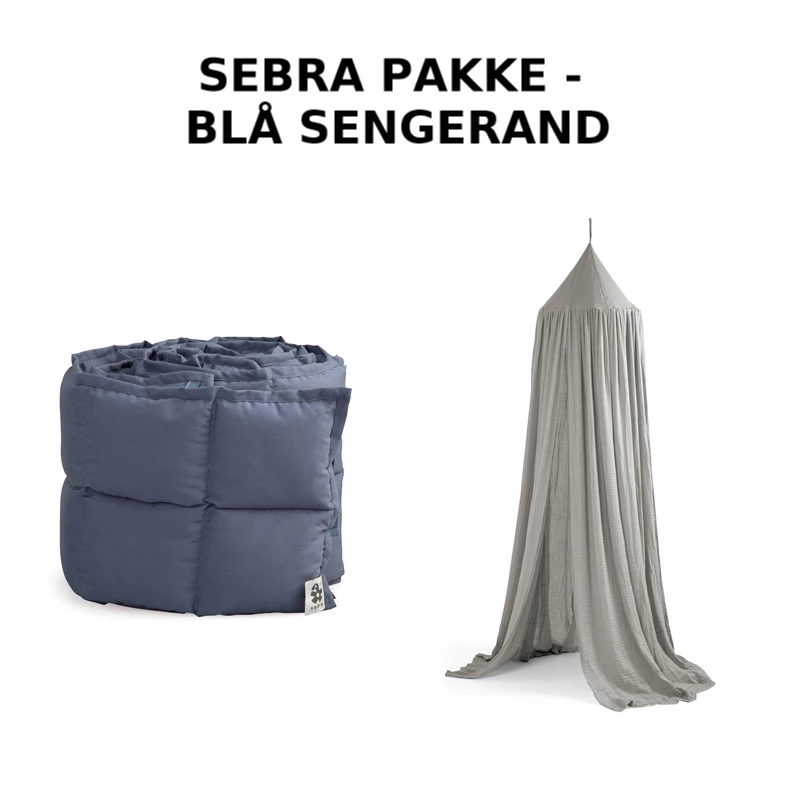 Pakke   Blå Sengerand fra Sebra