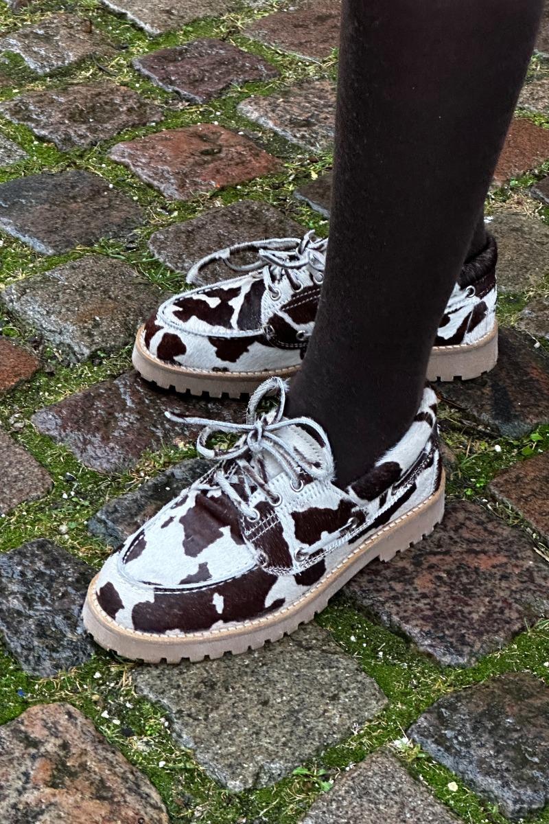 Sko   Alvina Pony   Brown Combo (levering Start Marts) fra Pavement