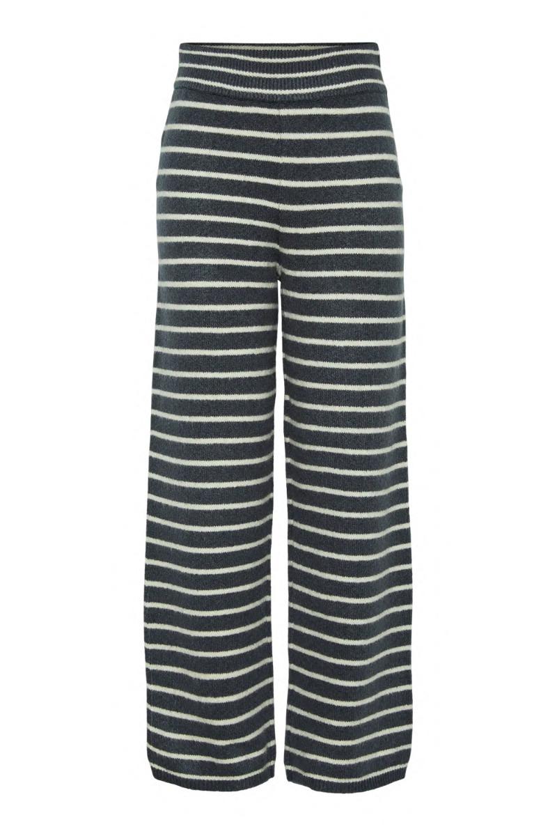 Bukser   Pc Penna Mw Straight Knit Pants Bc   Ombre Blue fra Pieces