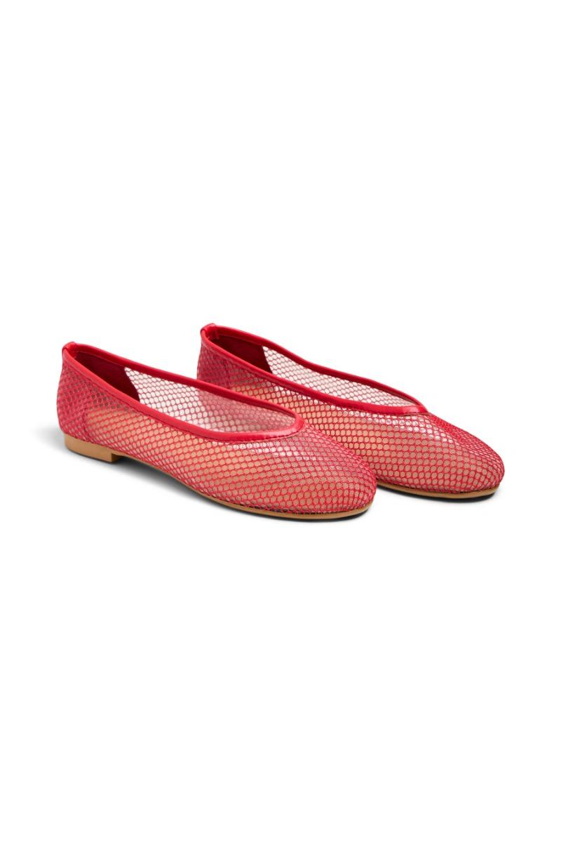 Sko   Steph Mesh Ballerina   Lollipop fra Pieces