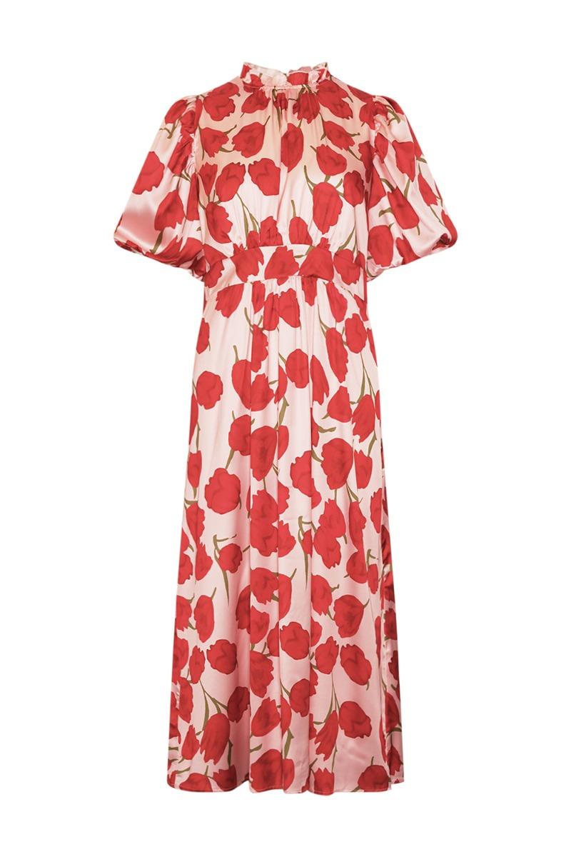 Kjole   Ruth Dress   Tulip Print (levering Uge 11) fra Noella