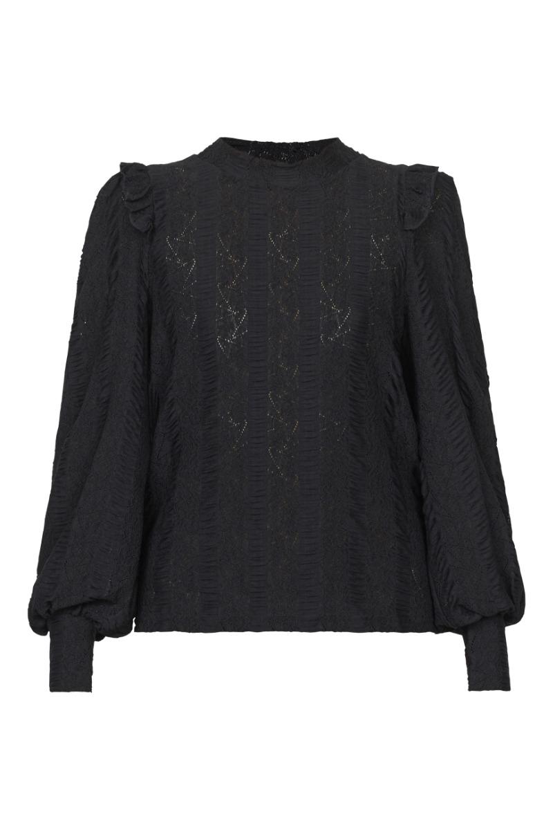 Bluse   Eina Ls3   Black fra Sisters Point