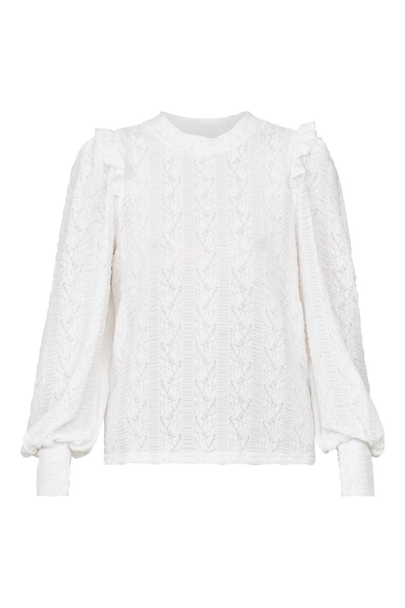 Bluse Eina Ls3 White fra Sisters Point