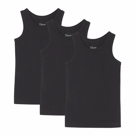 3 Pak Tanktops Midnat Sort fra Birkholm