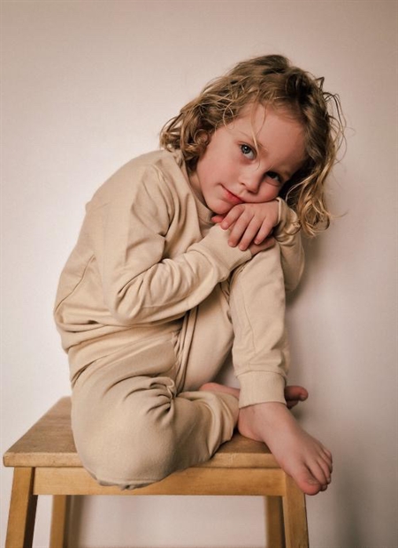 Sweatshirt Vanilje Beige fra Birkholm