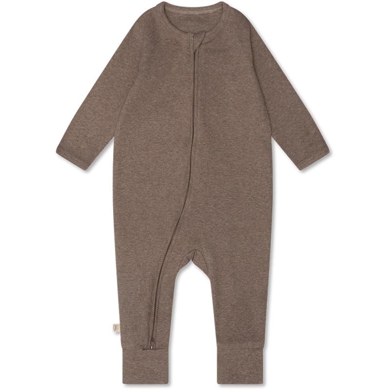 Cathie Onesie   Brown Melange   50cm   0m fra That's Mine