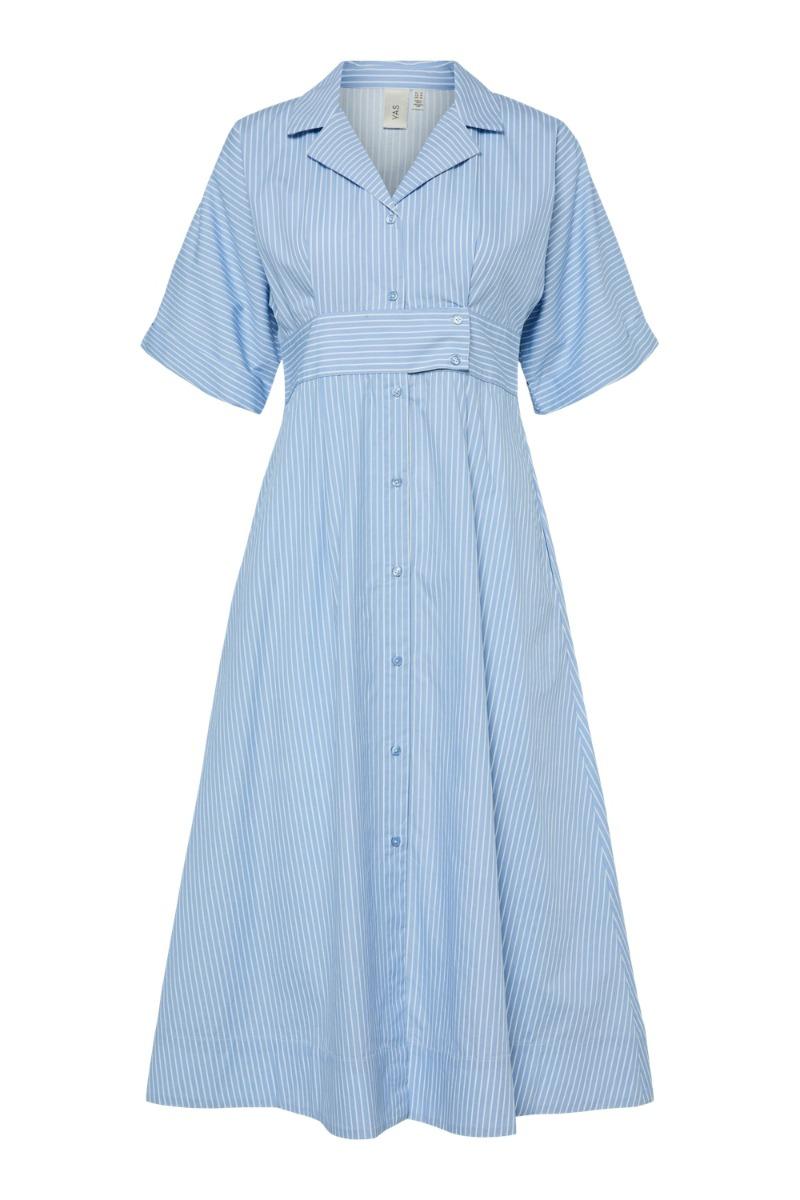 Y.a.s   Kjole    Astor 2 4 Midi Dress S.   Clear Sky fra Yas