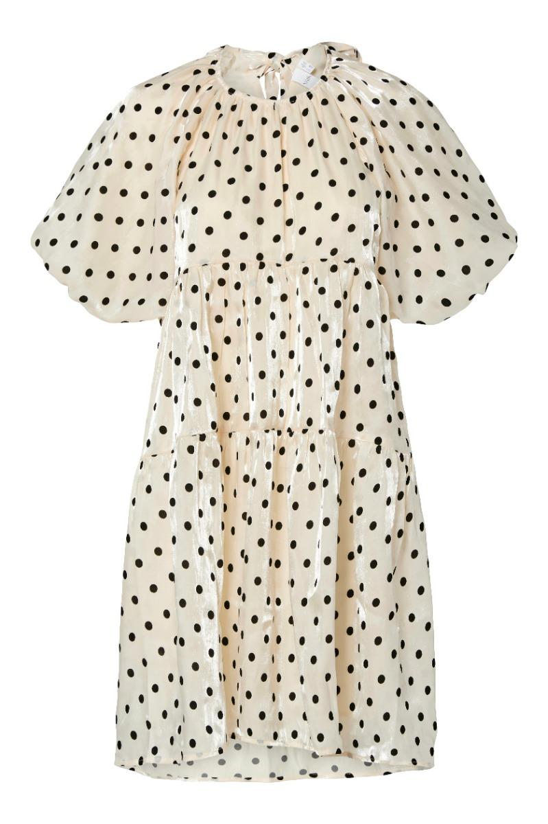 Y.a.s   Kjole   Dottish Ss Dress   Pb Sandshell (levering Midt Marts) fra Yas