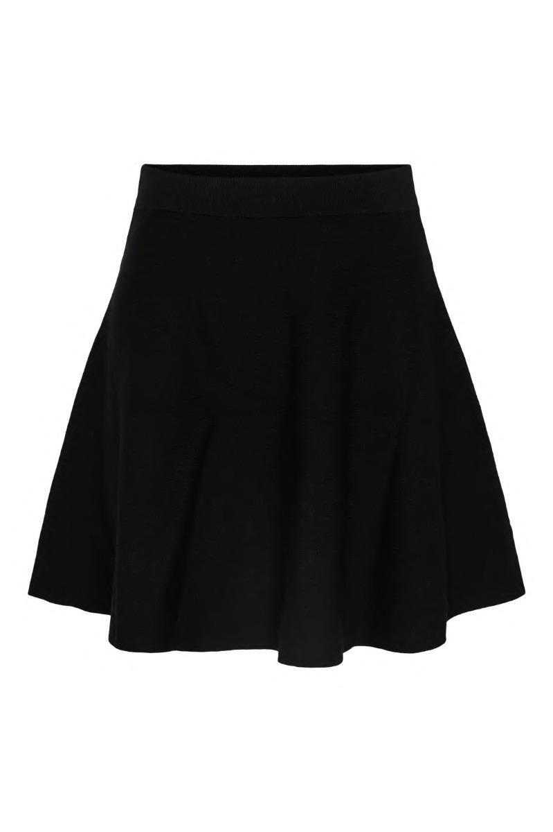 Y.a.s   Nederdel   Fonny Hw Knit Skirt   Black fra Yas