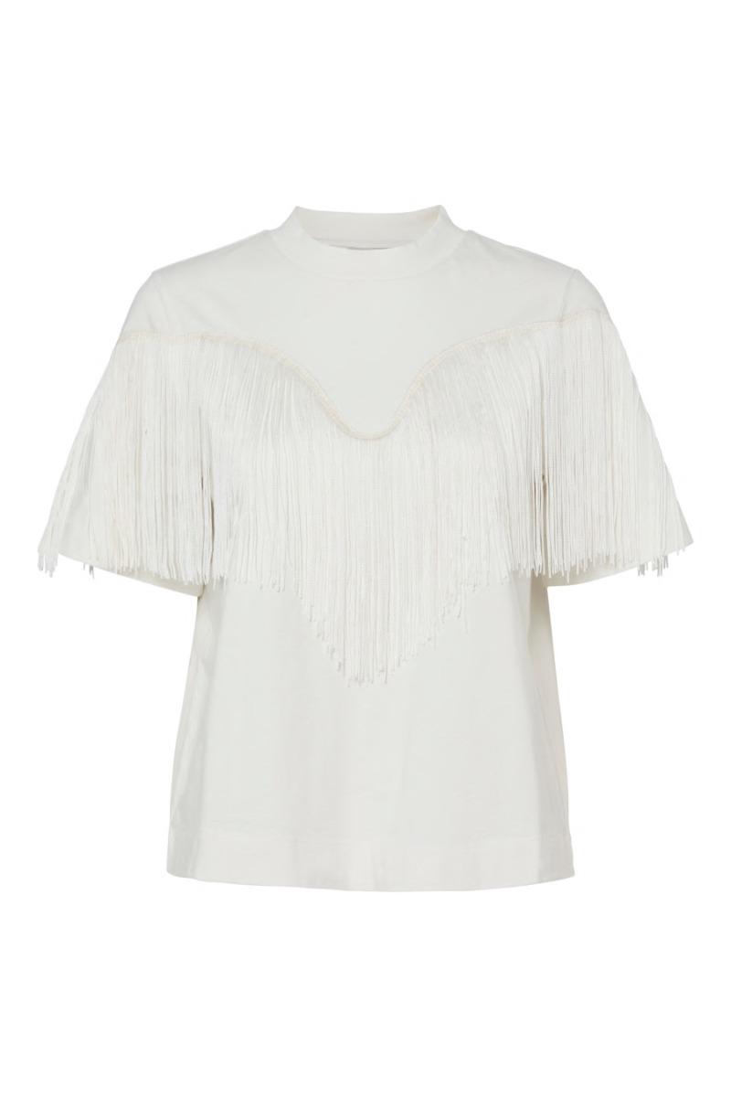 Y.a.s   T Shirt    Frina Ss T Shirt S.   Star White fra Yas