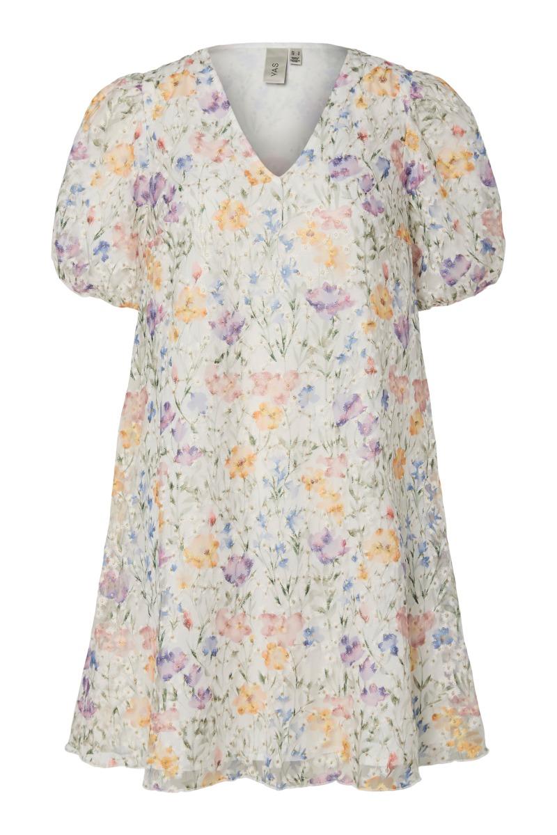 Y.a.s   Kjole     Leanna Ss Dress S.   Show Star White (levering Start April) fra Yas