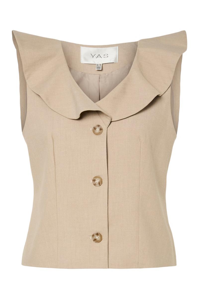 Y.a.s   Vest    Ligga Waistcoat   Humus (levering Midt April) fra Yas