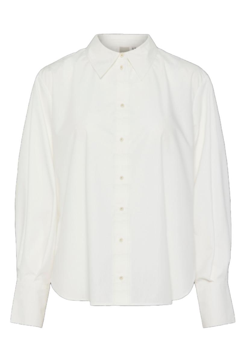 Y.a.s   Skjorte     Miroza Ls Shirt S.   Star White fra Yas