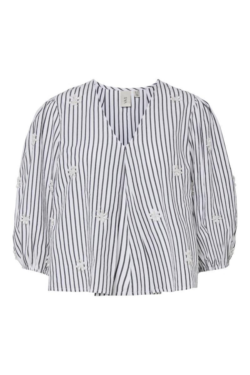 Y.a.s   Bluse    Emura 3 4 Top S.   Black fra Yas