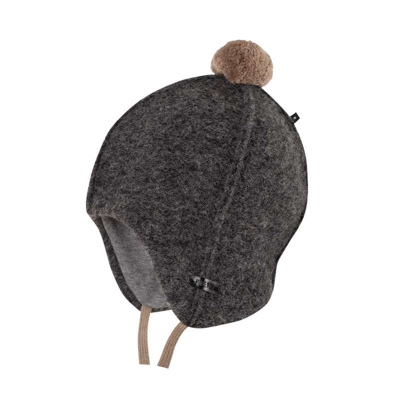 Hue M. Pompom   Uld   Grå Melange fra Pure Pure