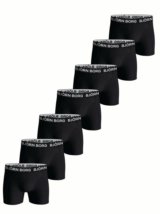 Cotton Stretch Boxer 7p, Multipack 3 fra Björn Borg
