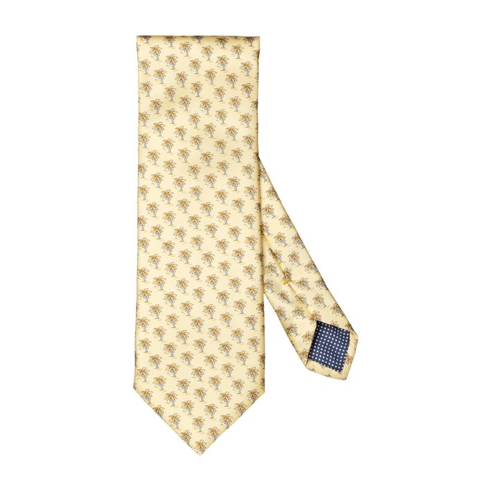 Motif Print Silk Tie fra Eton