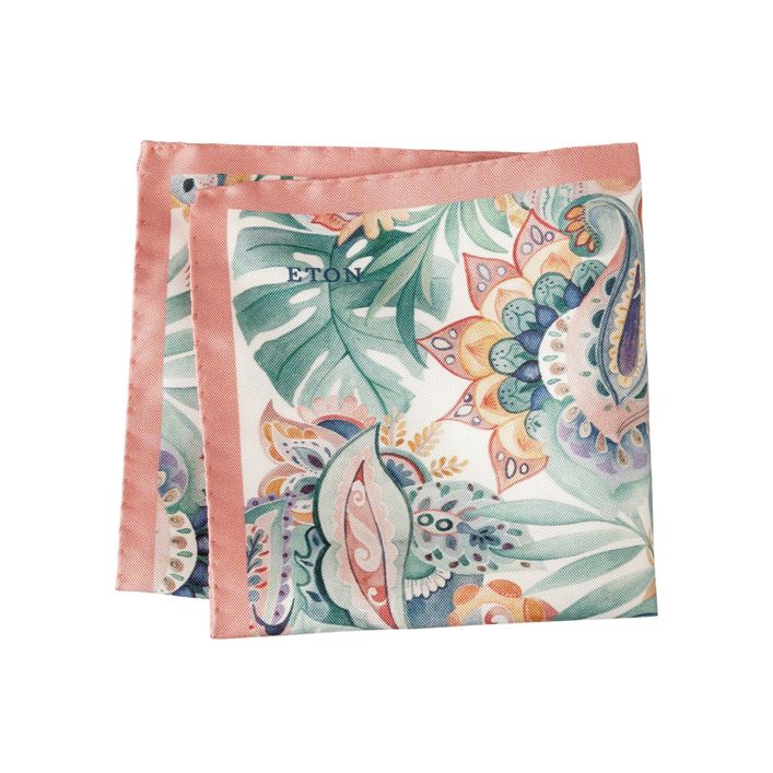 Floral Silk Pocket Square fra Eton