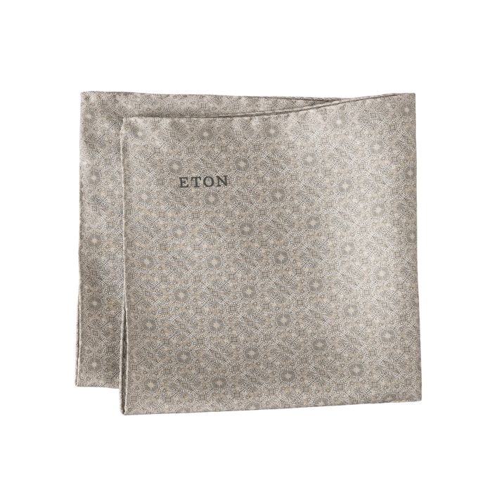 Geometric Silk Pocket Square fra Eton