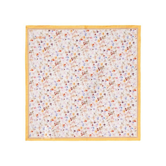 Floral Linen Pocket Square fra Eton