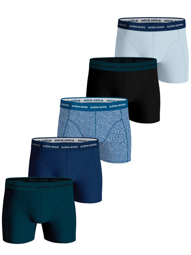 Cotton Stretch Boxer 5p, Multipack 6 fra Björn Borg