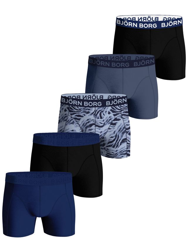 Cotton Stretch Boxer 5p, Multipack 7 fra Björn Borg