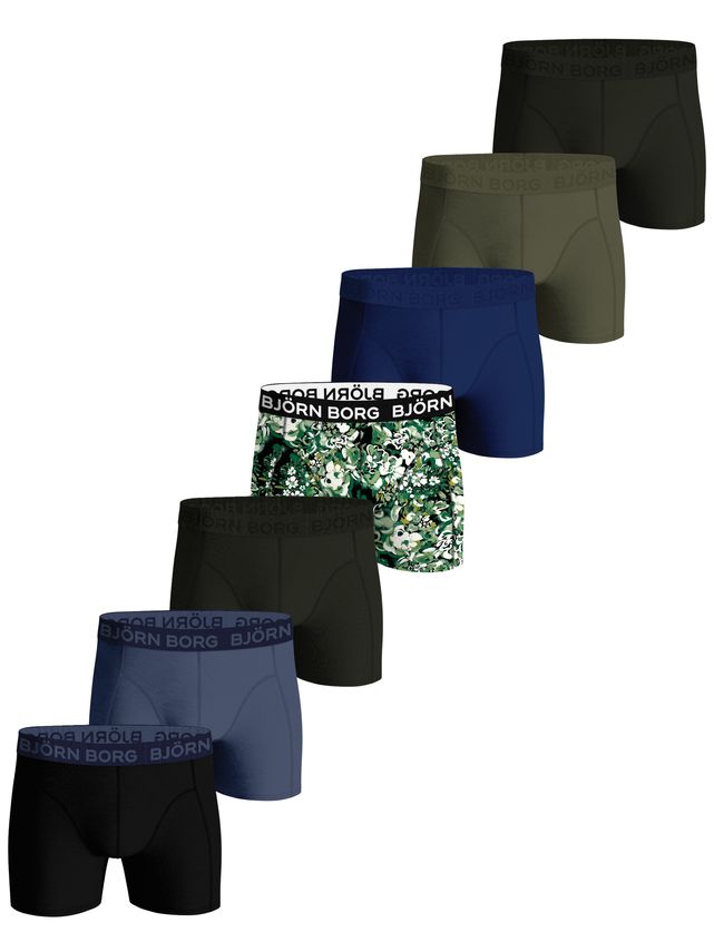Cotton Stretch Boxer 7p, Multipack 3 fra Björn Borg