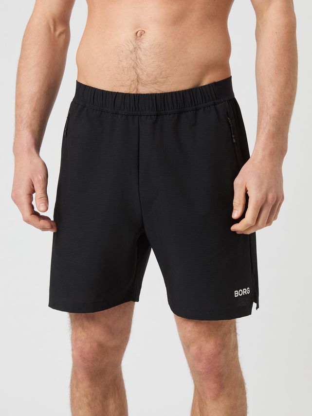 Borg Zip Shorts, Brushed Nickel fra Björn Borg