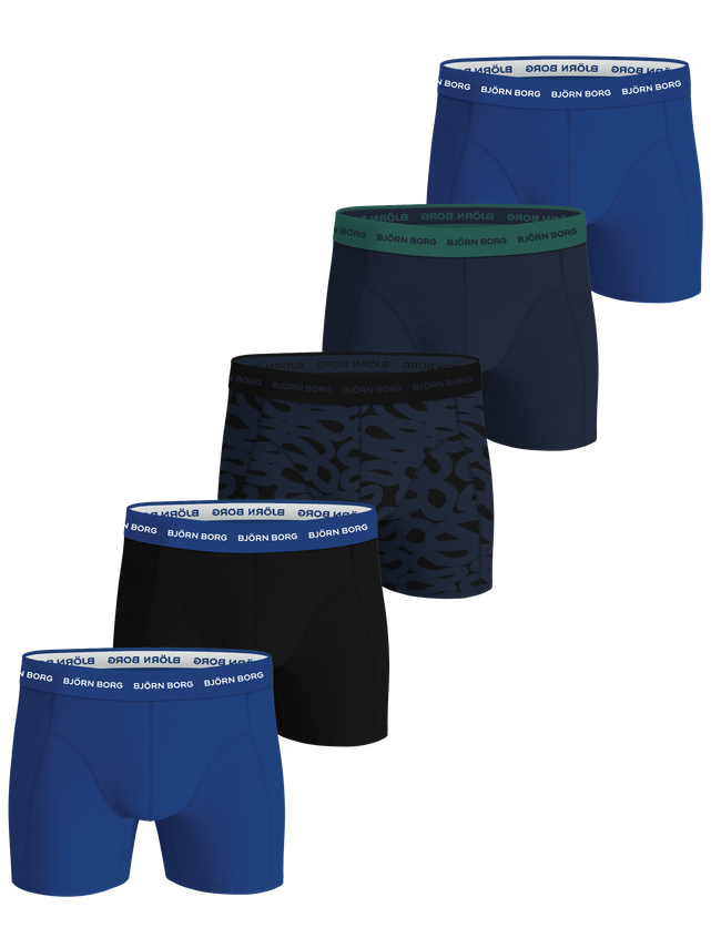 Cotton Stretch Boxer 5p, Multipack 6 fra Björn Borg