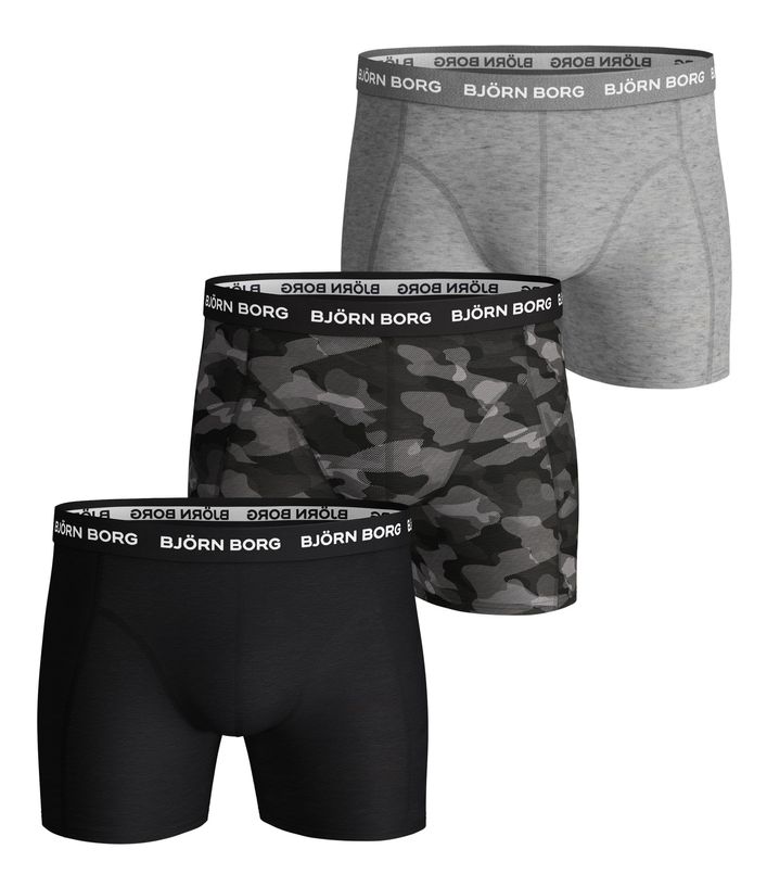 Cotton Stretch Boxer 3p, Multipack 9 fra Björn Borg