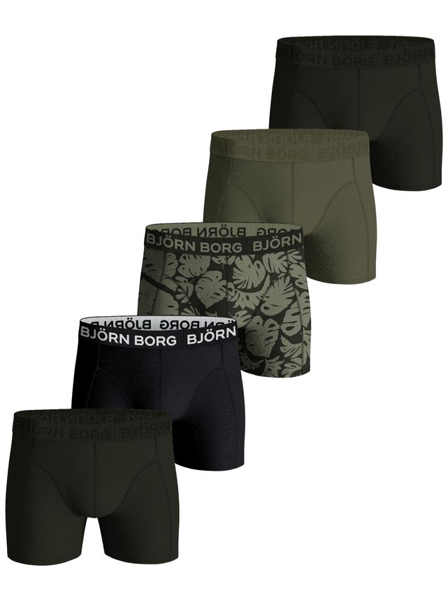 Cotton Stretch Boxer 5p, Multipack 2 fra Björn Borg
