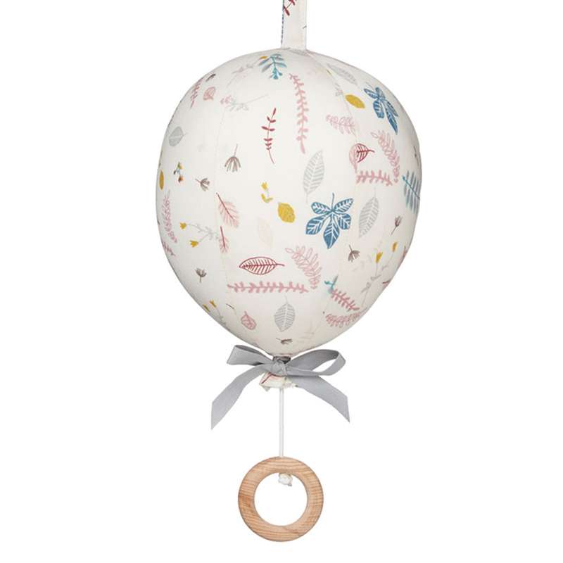 Musik Mobile Ballon Pressed Leaves Rose fra Cam Cam Copenhagen