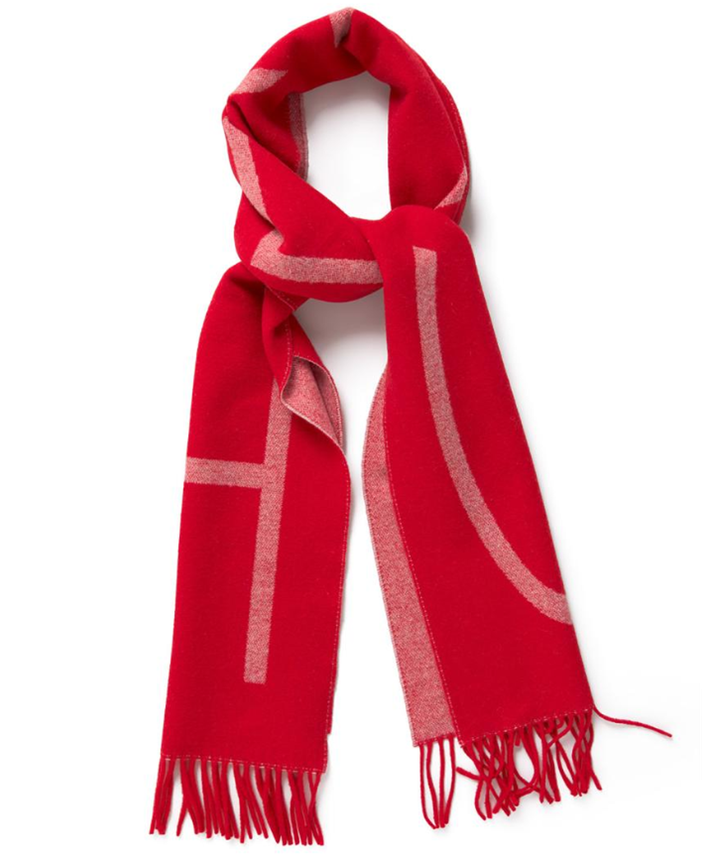 D1. Logo Wool Scarf fra Gant