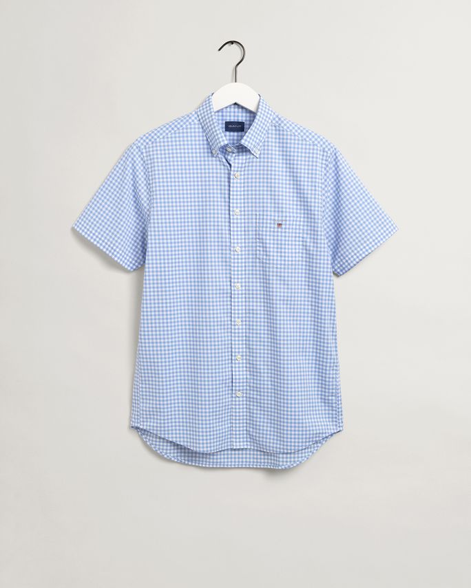 The Broadcloth Gingham Reg Ss fra Gant