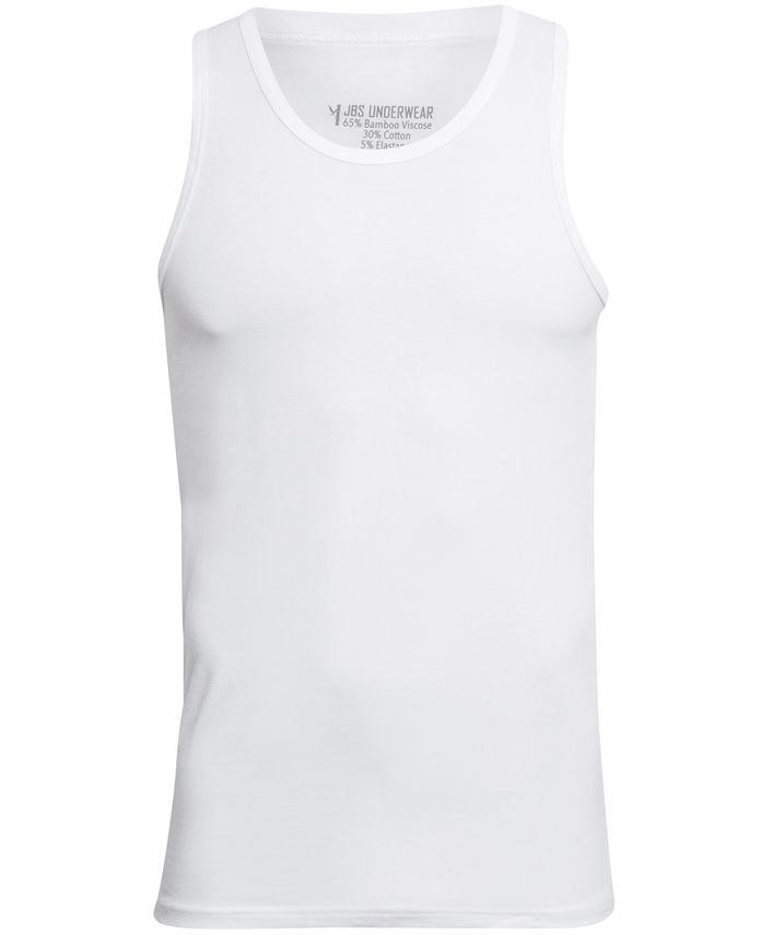 2 Pack Singlet Bamboo Org. fra Jbs