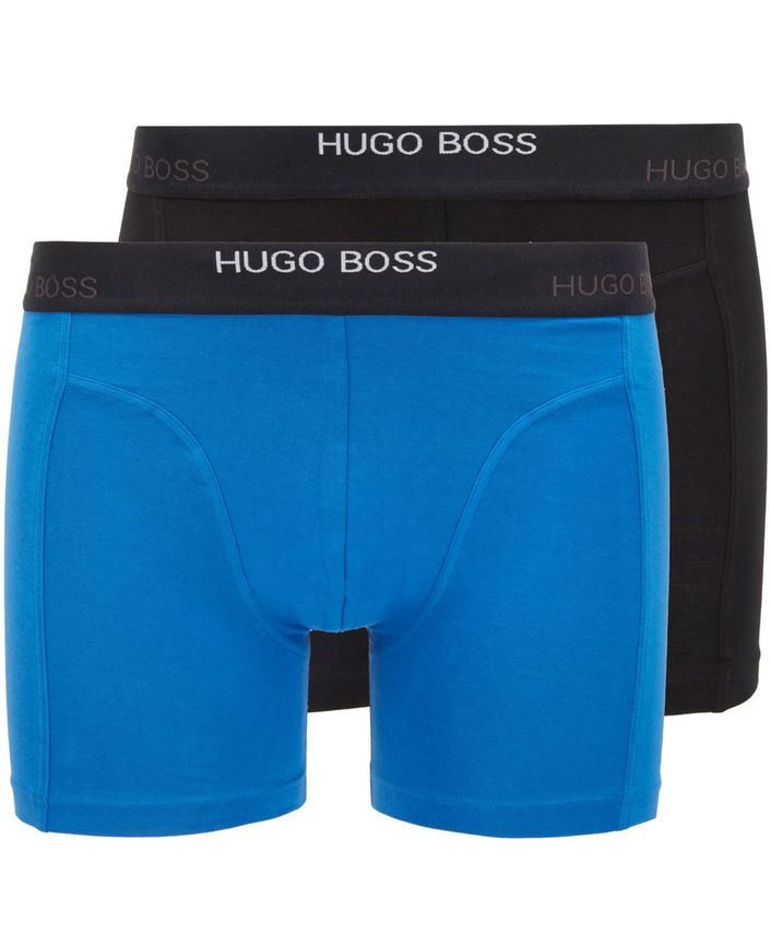 Boxer Brief 2p Solid 10229181 fra Boss Black