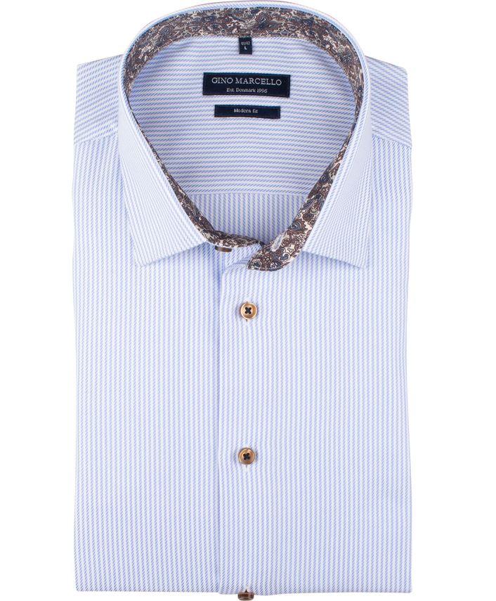 Gm Contrast Fab French Pocket fra Gino Marcello