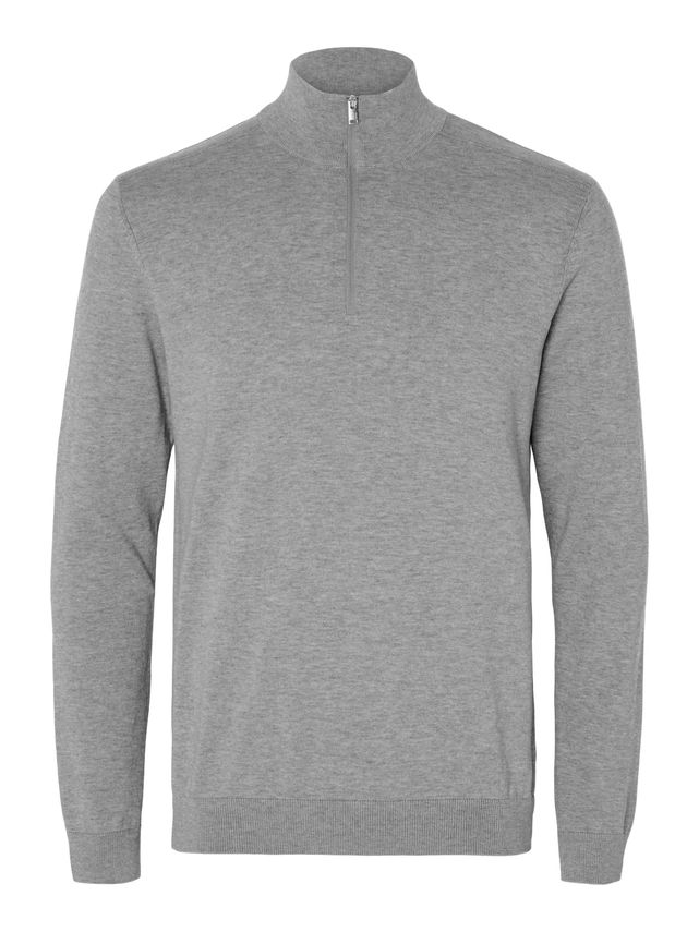 Slhberg Half Zip Cardigan B No fra Selected