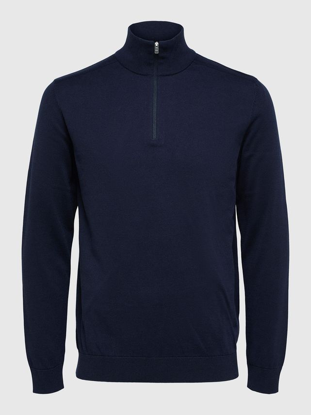 Slhberg Half Zip Cardigan B No fra Selected