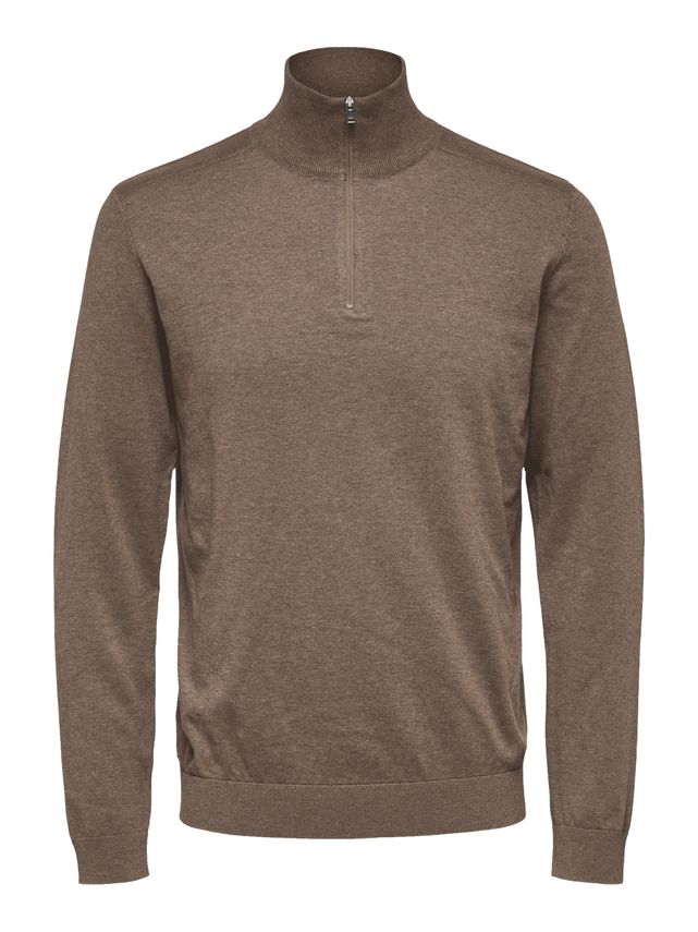 Slhberg Half Zip Cardigan B No fra Selected