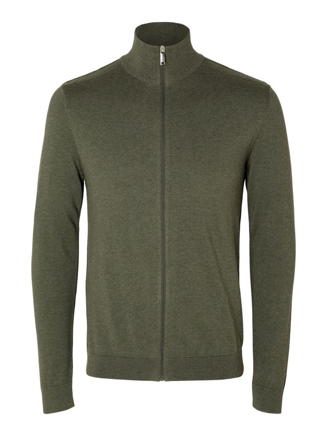 Slhberg Full Zip Cardigan B No fra Selected