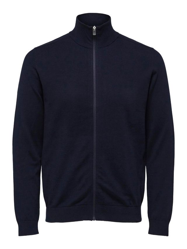 Slhberg Full Zip Cardigan B No fra Selected
