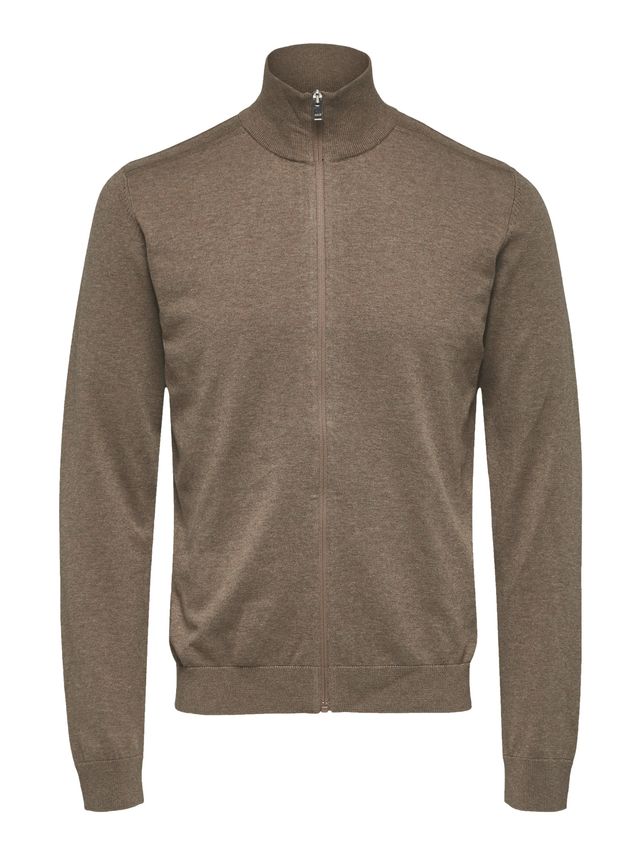 Slhberg Full Zip Cardigan B No fra Selected