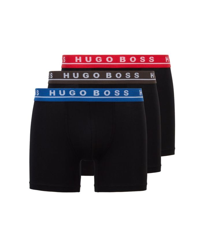 Boxer Brief 3p Co El 10229161 fra Boss Black