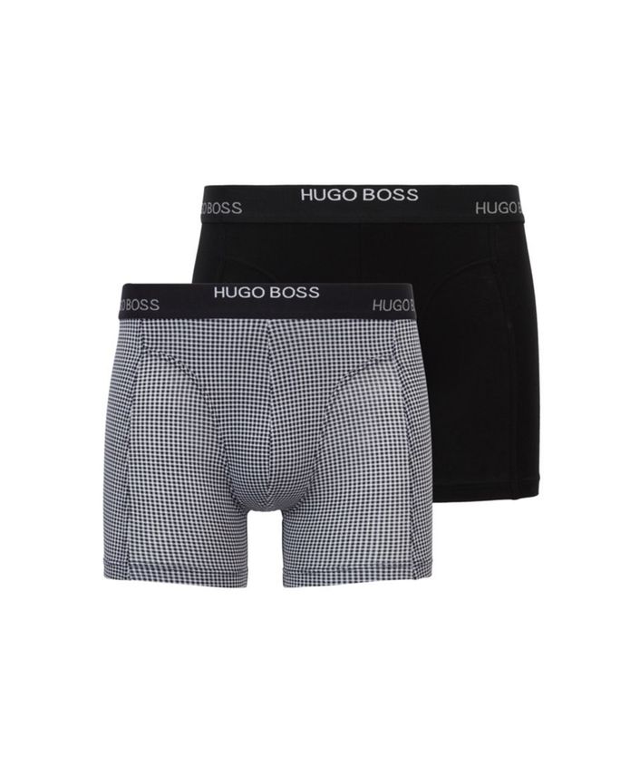 Boxer Brief 2p Print 10229181 fra Boss Black