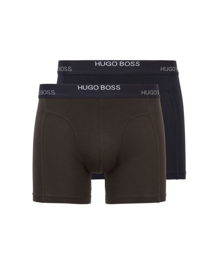 Boxer Brief 2p Solid 10229181 fra Boss Black