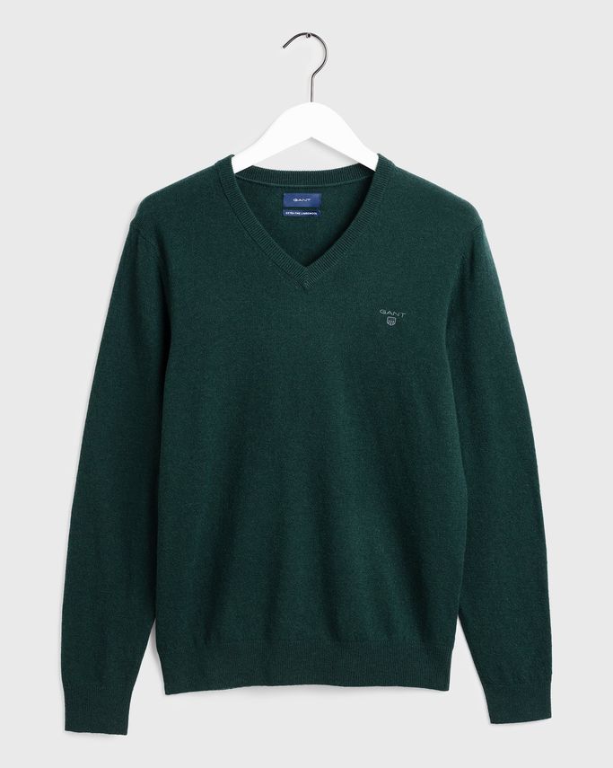 Md. Extrafine Lambswool V Neck fra Gant