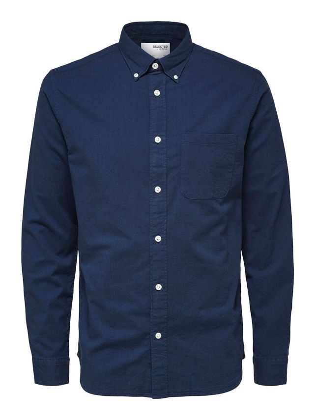Slhregrick Ox Flex Shirt Ls S fra Selected